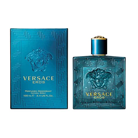 versace eros perfumed deodorant natural spray|Versace Eros travel size.